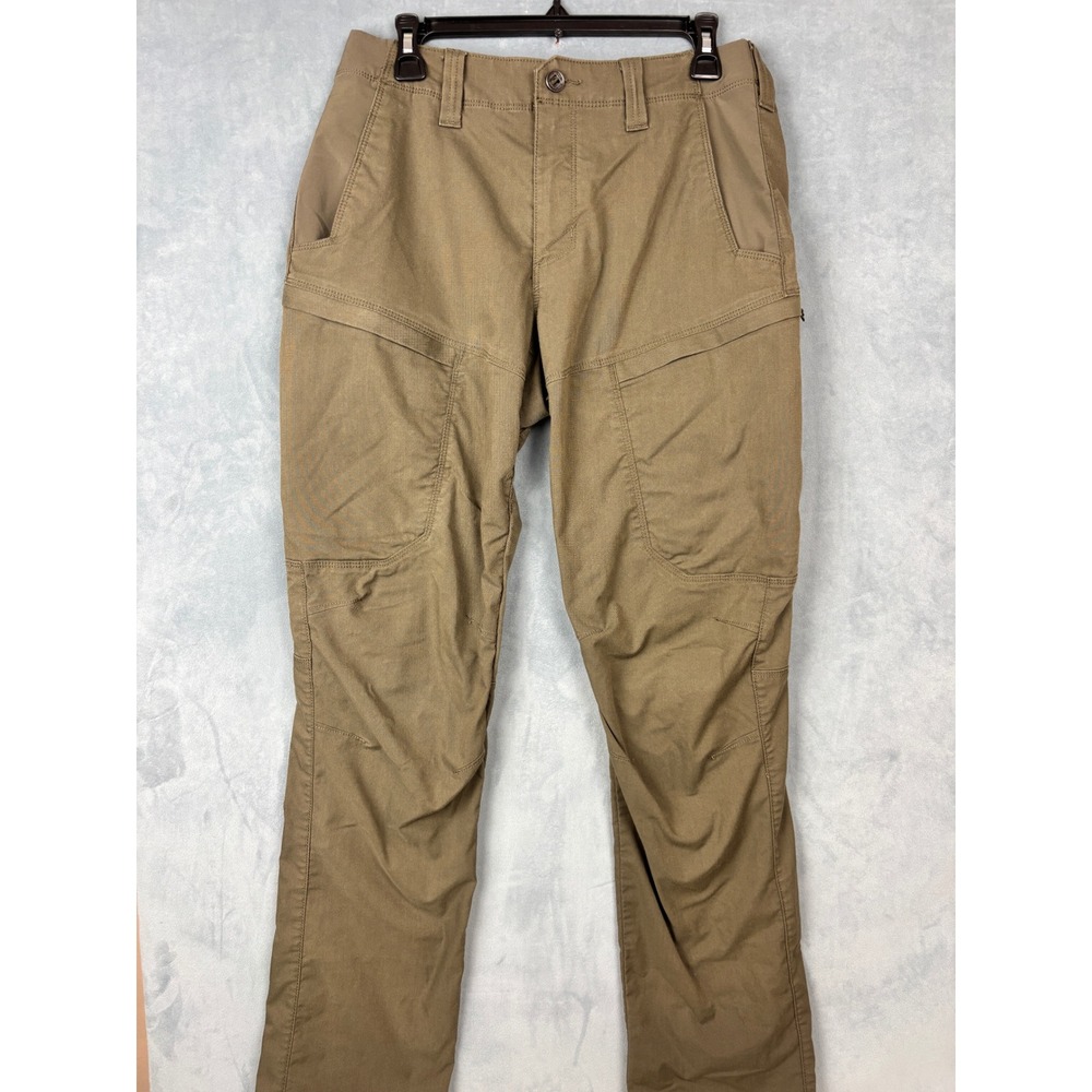 5.11 Tactical Apex Pants Mens 32x34 Khaki Brown Flex-Tac Stretch Cargo 74434